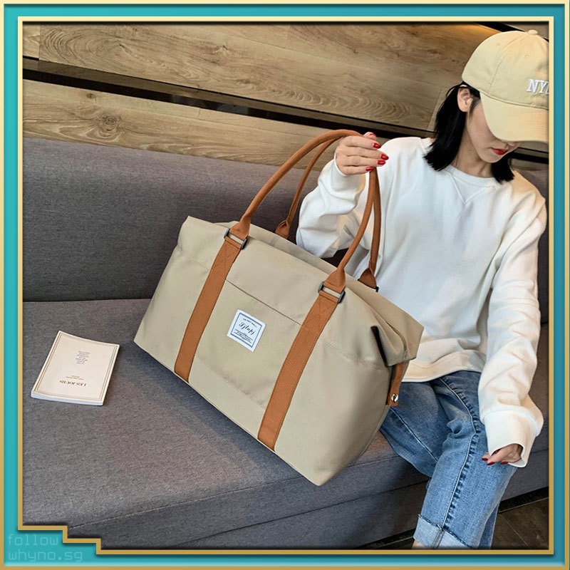 Japanese casual large capacity travel duffel bag Men Hand Carry Waterproof Fashion duffle luggage bags