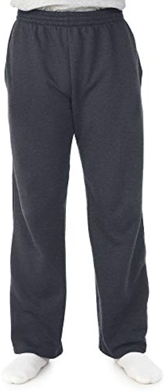 Fruit of the Loom Men's Sofspun Fleece Open Bottom Sweatpants