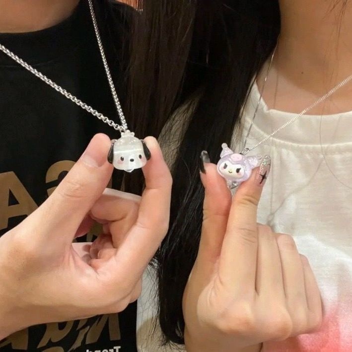 Necklace Yugui dog necklace soft sister long Melody ins student girlfriends clavicle chain cartoon sweet girl