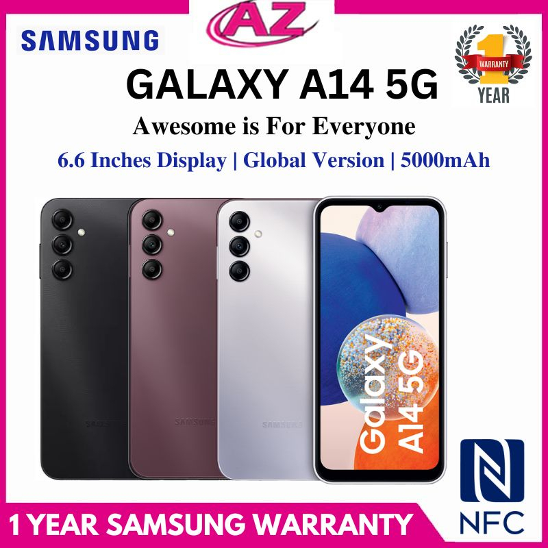 Samsung  A14  NFC 5G (6GB+128GB) | Samsung A13 4G 1 Year Samsung Warranty | Samsung A32 8GB/128GB| Local Seller Warranty