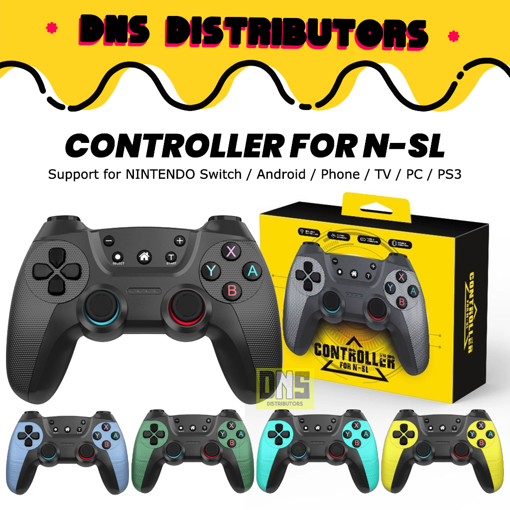 Switch PRO Controller N-SL Wireless Bluetooth Gamepad Support NNTENDO Switch Lite PC Phone Laptop TV Joystick