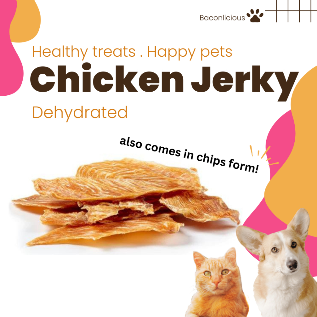 Dehydrated Chicken jerky 100g, dog treats, cat treats, dog cookie, dog jerky, dental treats