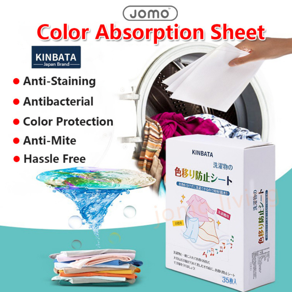 Kinbata Color & Dirts Absorption Colour Catcher Laundry Sheet Color absorber